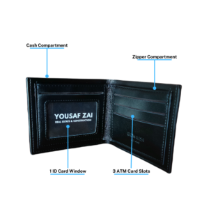 Best Leather Wallet For Men Slim Leather Bifold Wallet Designed For Men High Quality Men's Leather Purse