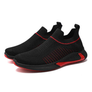 Sholy Breathable Sneakers Shoes Knitted Comfortable Sketchers Shoes For Men